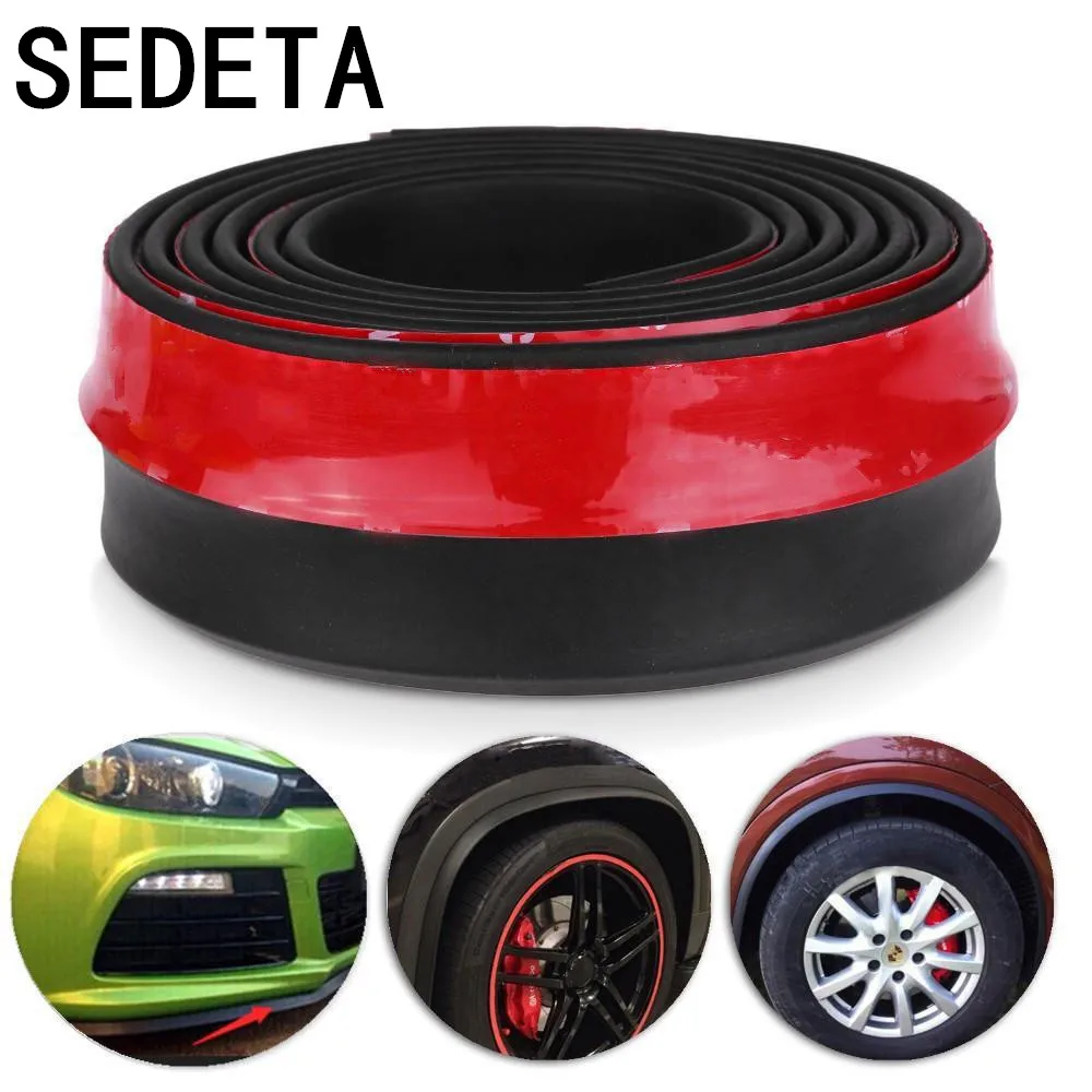 Prix pour Nouveau 2.5 M Universel De Voiture Protecteur Pare-chocs Avant Lip Splitter Kit Carrosserie Pare-chocs Valance Chin Accessiories Haute Qualité Prix pour Nouveau 2.5 M Universel De Voiture Protecteur Pare-chocs Avant Lip Splitter Kit Carrosserie Pare-chocs Valance Chin Accessiories Haute Qualité