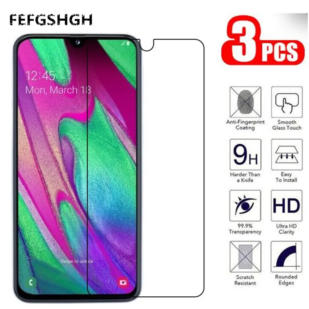

2.5D 9H Tempered Glass For Samsung Galaxy A40 Screen Protector Glass On The For Samsung Galaxy A40S Protective Film Glass