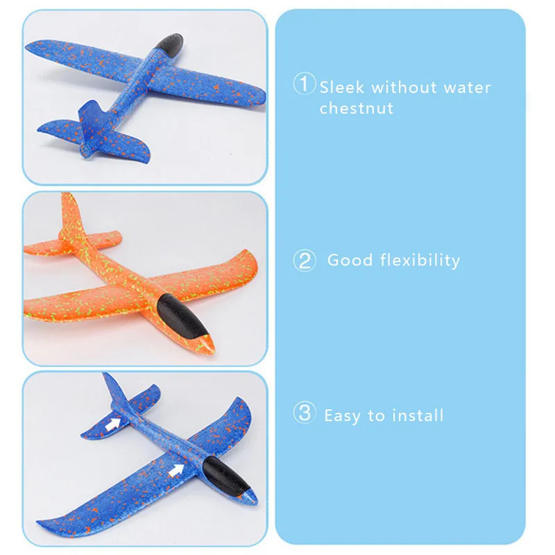3 шт/лот DIY хватать руками самолет из пенопласта модель планер самолета обучающая игрушка для строительства на открытом воздухе