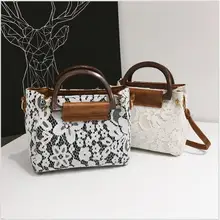 Модная летняя сумка Для женщин сумки женские Высокое качество из искусственной кожи Курьерские сумки для подростков девочек кружева мешок простой клапаном сумка