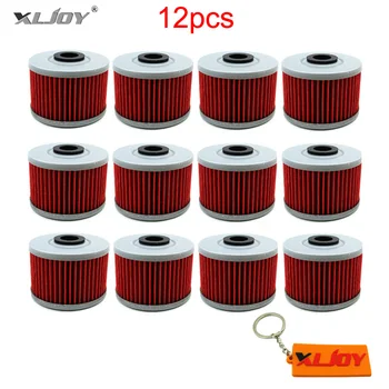 

12x Oil Filter For Honda XR650L XR250R XR400R CBR250R CBR300R CB300F CBX250 GB400F CRF250L TRX700XX NX250 NX650 ATC250ES SLR650