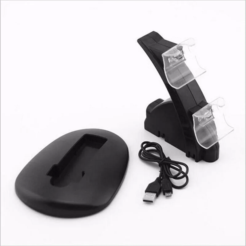 Светодиодный двойной Micro USB зарядный держатель док станция зарядное устройство
