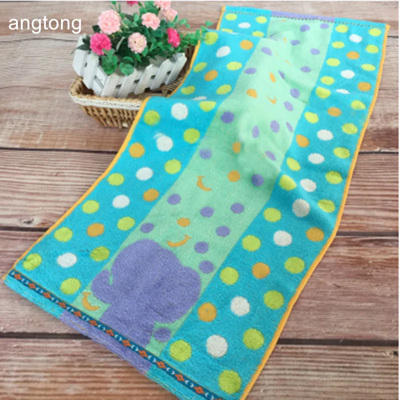 80x35cm 100% cotton cartoon towel Japanese no formaldehyde yarn dye jacquard 2 side loop pile face towel T166