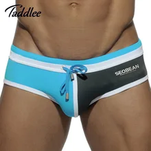 Taddlee Model Males Swimwear Homosexual Briefs Man Males’s Swimsuits Pouch Penis WJ Summer season New Male Swimming Boxer Shorts Surf Board Put on