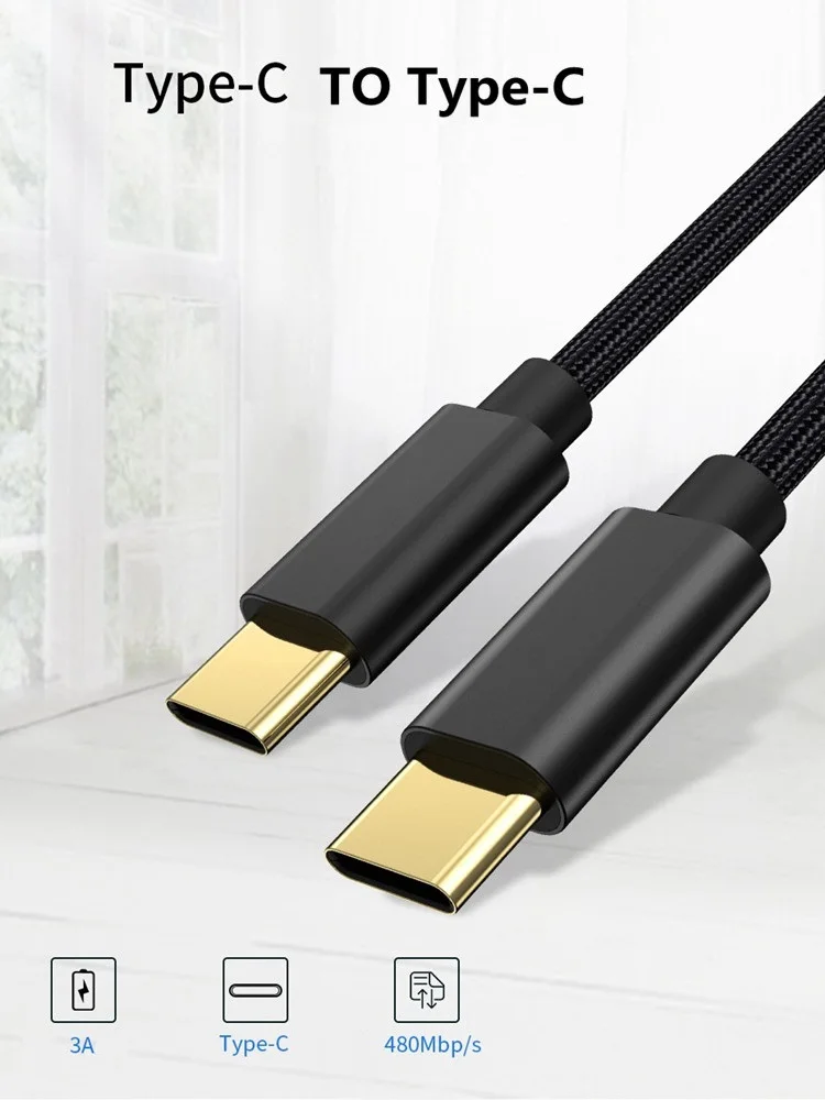 Кабель USB 3,1 type-C-USB C PD для iPhone X samsung S9 Oneplus 7 Pro 3A 60 Вт QC 3,0 USBC PD кабель для быстрой зарядки для MacBook Pro