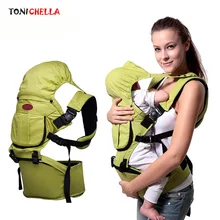 Кенгуру слинг эргономичный хлопок младенческий Хипсит рюкзак Регулируемый обёрточная бумага всадник дышащий Регулируемый для переноски детей BB3030