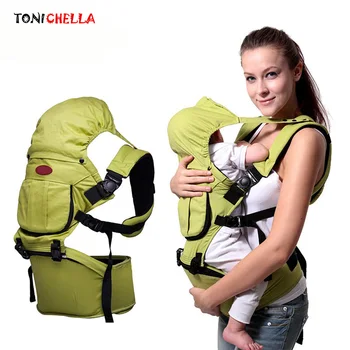 

Baby Carrier Sling Ergonomic Cotton Infant Hipseat Backpack Adjustable Wrap Rider Breathable Adjustable Kids Carriers BB3030
