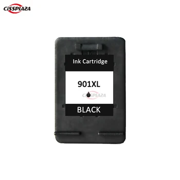 

CISSPLAZA compatible ink cartridge for HP 901 XL Refilled Black Ink Cartridge for Officejet J4500 J4524 J4580 J4660 J4640 J4680