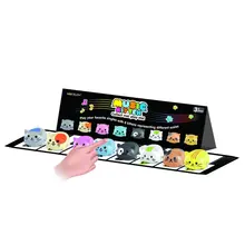 8 шт./компл. детская игрушка музыкальная шкала сенсорная кошка собака Электрический плеер пианино Забавный силиконовый животные обучающая игрушка