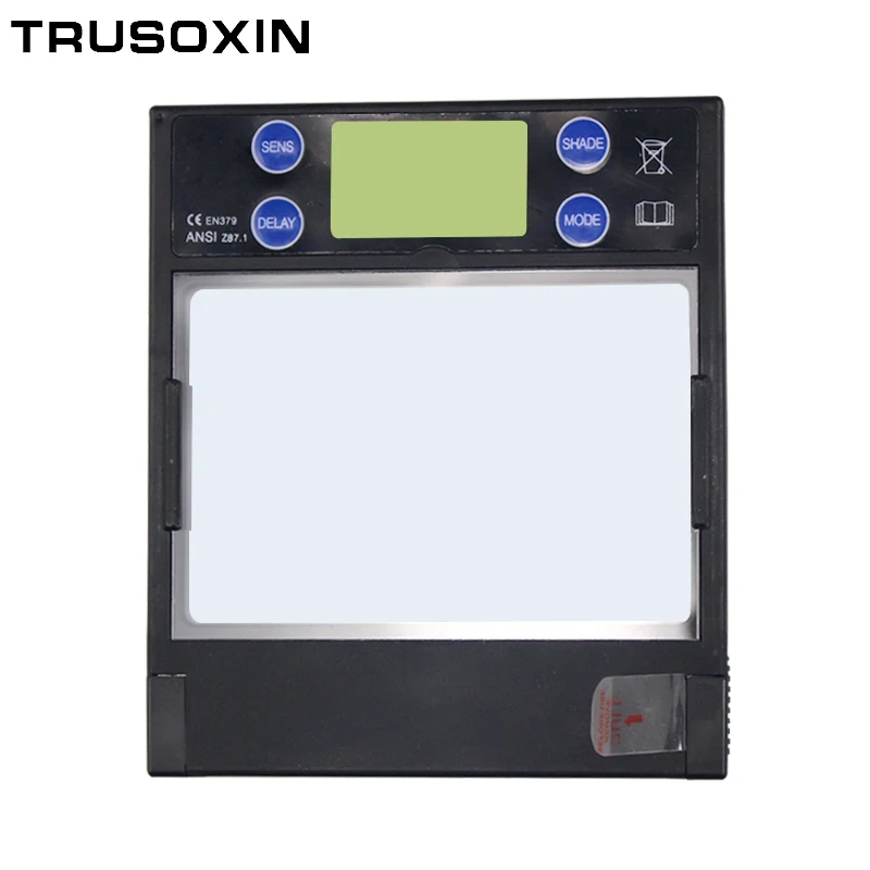 Smart Large window 4 Arc Sensor DIN5-DIN13 Solar Auto Dimming TIG MIG MMA Welding filter helmet lens