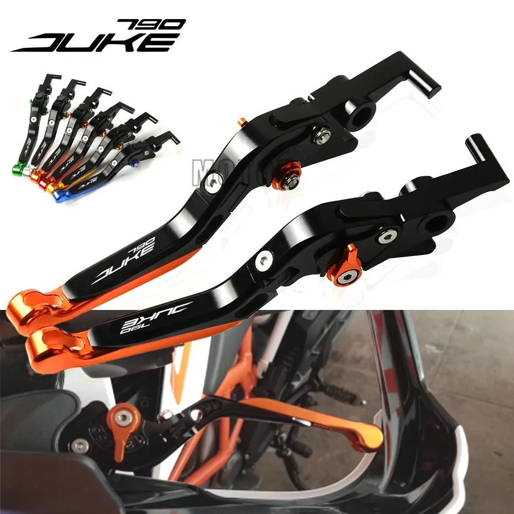 

Motorcycle Motor CNC Aluminum Adjustable Folding Extendable Fold Brake Clutch Levers For KTM 790 Duke 2018 2019 790Duke Duke790