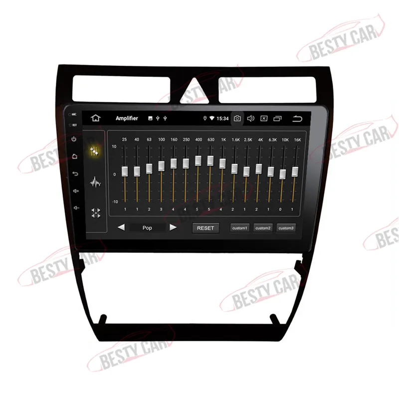 Best 9" Android 9.0 Car Multimedia Player Stereo GPS for Audi A6 S6 RS6 Allroad 1997~2004 Navigation Head Unit Radio DSP 2.5D+IPS 2