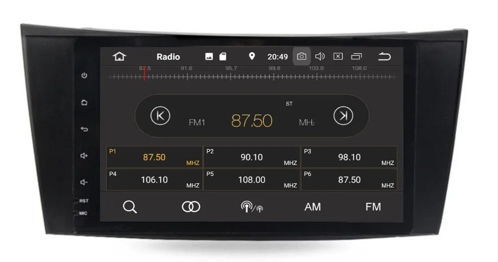 Best 4G LTE 9" Android 9.0 2Din Car DVD Player Stereo System For Mercedes W211 W219 W463 CLS350 CLS500 CLS55 E200 E220 E240 E270 E280 1