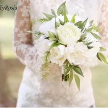 Свадебный букет Пион Искусственные цветы для невесты Букет из цветов для подружек невесты свадебная брошь корсаж Фея часть mariage stanik buque