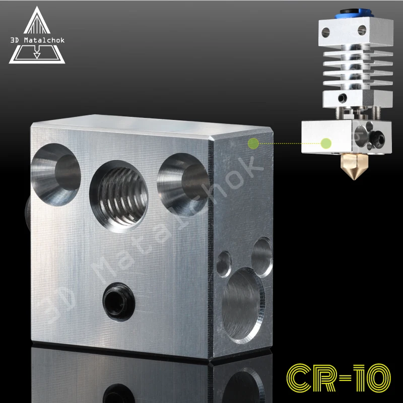 Детали для 3D принтера Cr10 нагревательный блок Mico Swiss Creality Ender 3 экструдер сопло