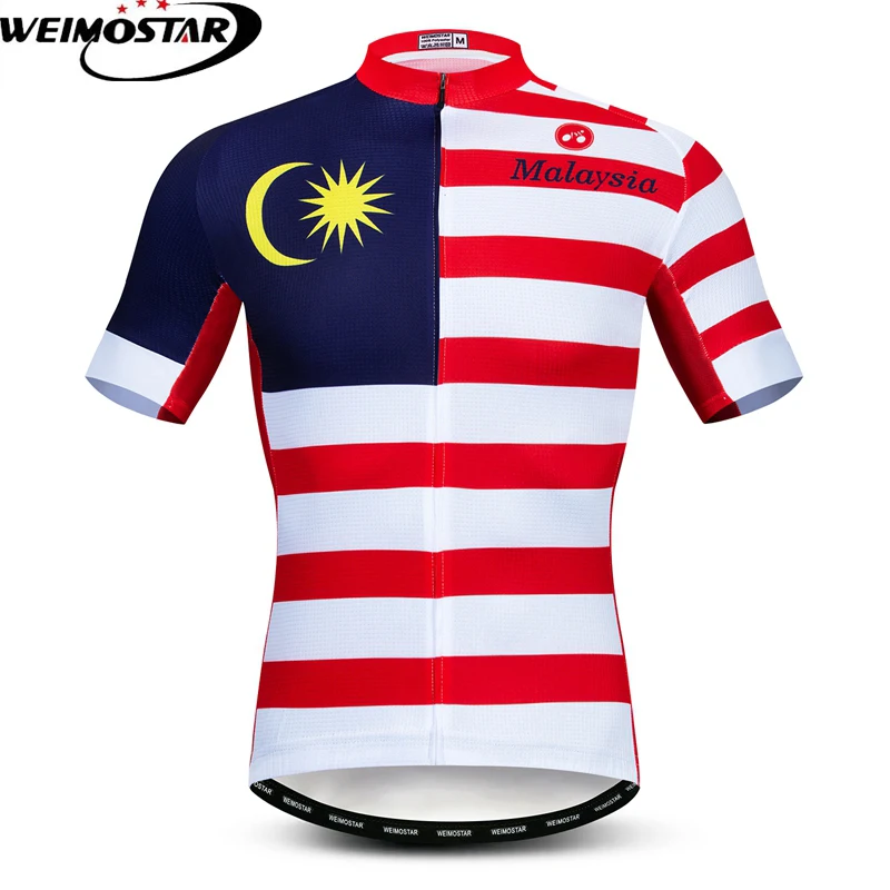 WEIMOSTAR Men's Cycling Jersey Team Bike Clothing Half Sleeve Bicycle T-Shirt 