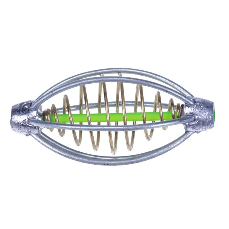 2 шт./лот рыболовная клетка для приманки кормушки для ловли карпа Весна+ свинцовая рыболовная клетка для приманки рыбы Метатель карп приманка рыболовные корыты 5,5 см