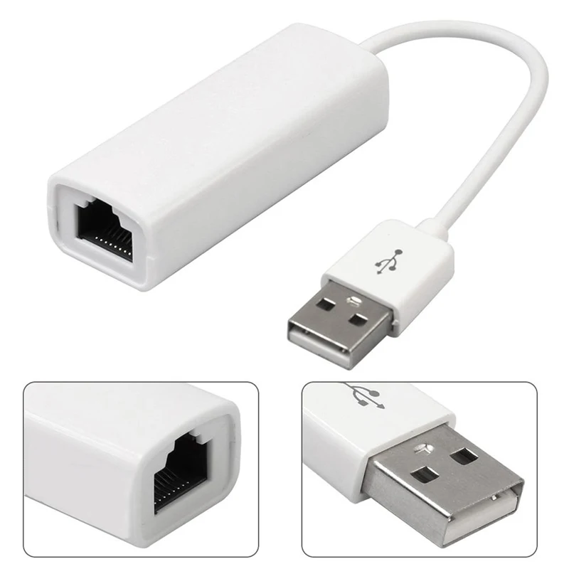 USB Ethernet адаптер 2 0 сетевые кабели подключение для Xiaomi Mi Box ПК внешний кабель Usb к Rj45