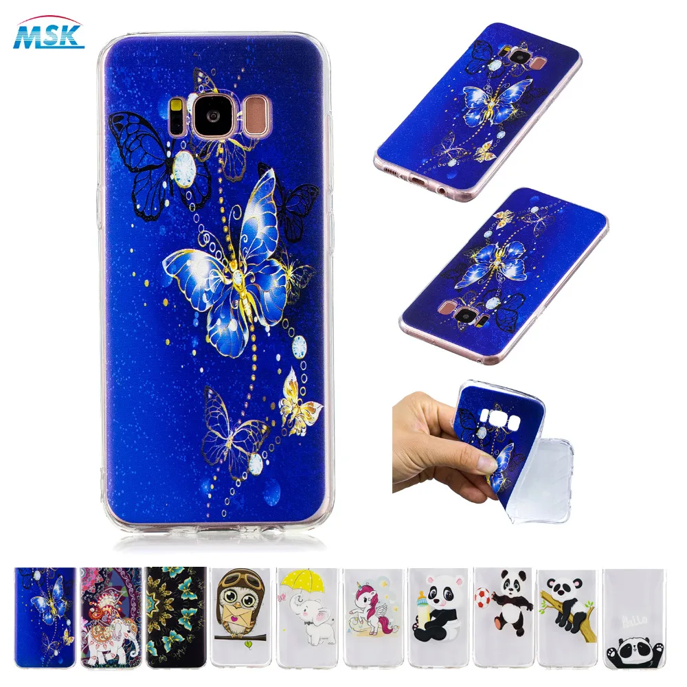 Силиконовый чехол для samsung galaxy s 8 G950F 950N мягкий телефона S8 Duos G 950U fundas |