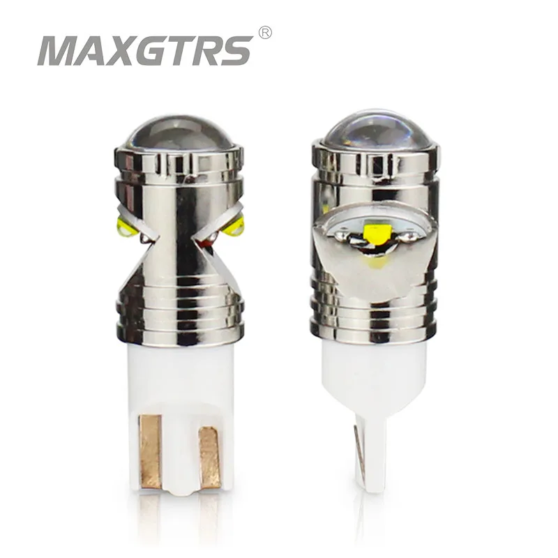 

2x T10 194 168 W5W Cree Chip 30W Wedge Base Car Auto LED Reverse Light Backup Light with Projector Lens For Toyota Hyundai