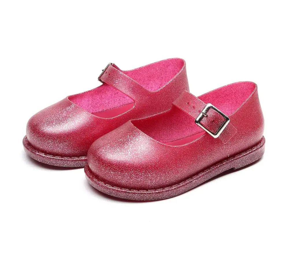 Mini Melissa/Новинка года; прозрачные сандалии; светодиодный ремешок; босоножки для девочки принцессы; удобная детская обувь; обувь melissa - Цвет: Red