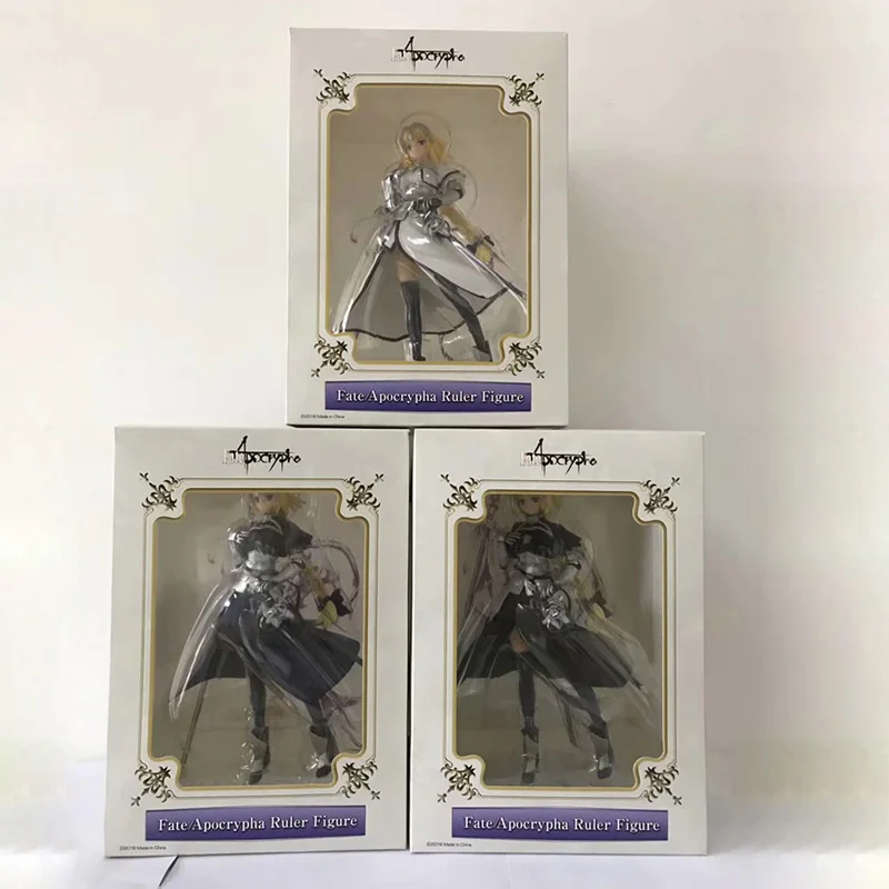 Экшн фигурки Fate Apocrypha Jeanne D'ARC линейка Joan Of Arc ПВХ Фигурки brinquedos аниме 23 см|Игровые