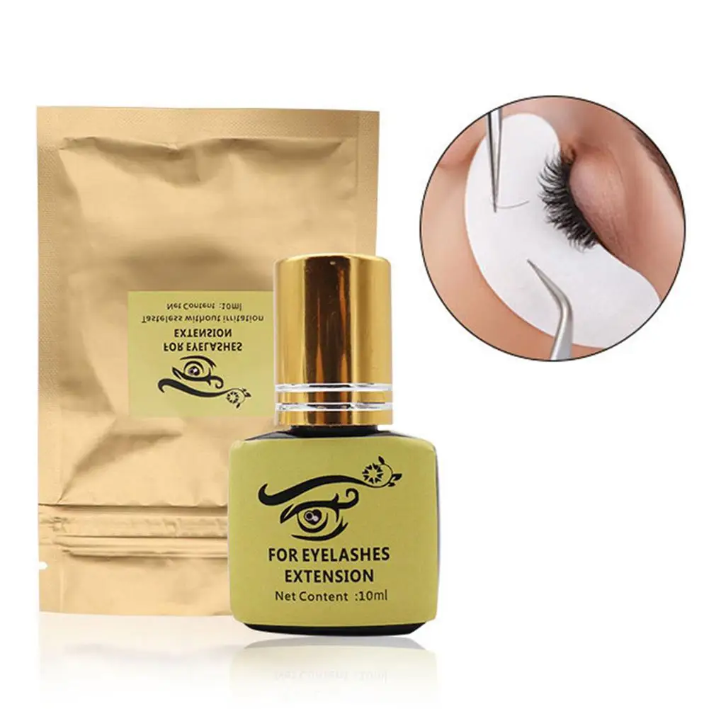 

10ml Non-Irritating Hypoallergenic Grafting Eyelash Glue For Eyelash Extension Long Lasting Grafting False Eyelash Adhesive