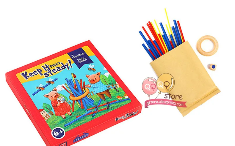 Mideer Keep it steady Семейная Игра мастерства и ловкости для возраста 6+ образовательные палочки головоломки игрушки для детей Детский подарок