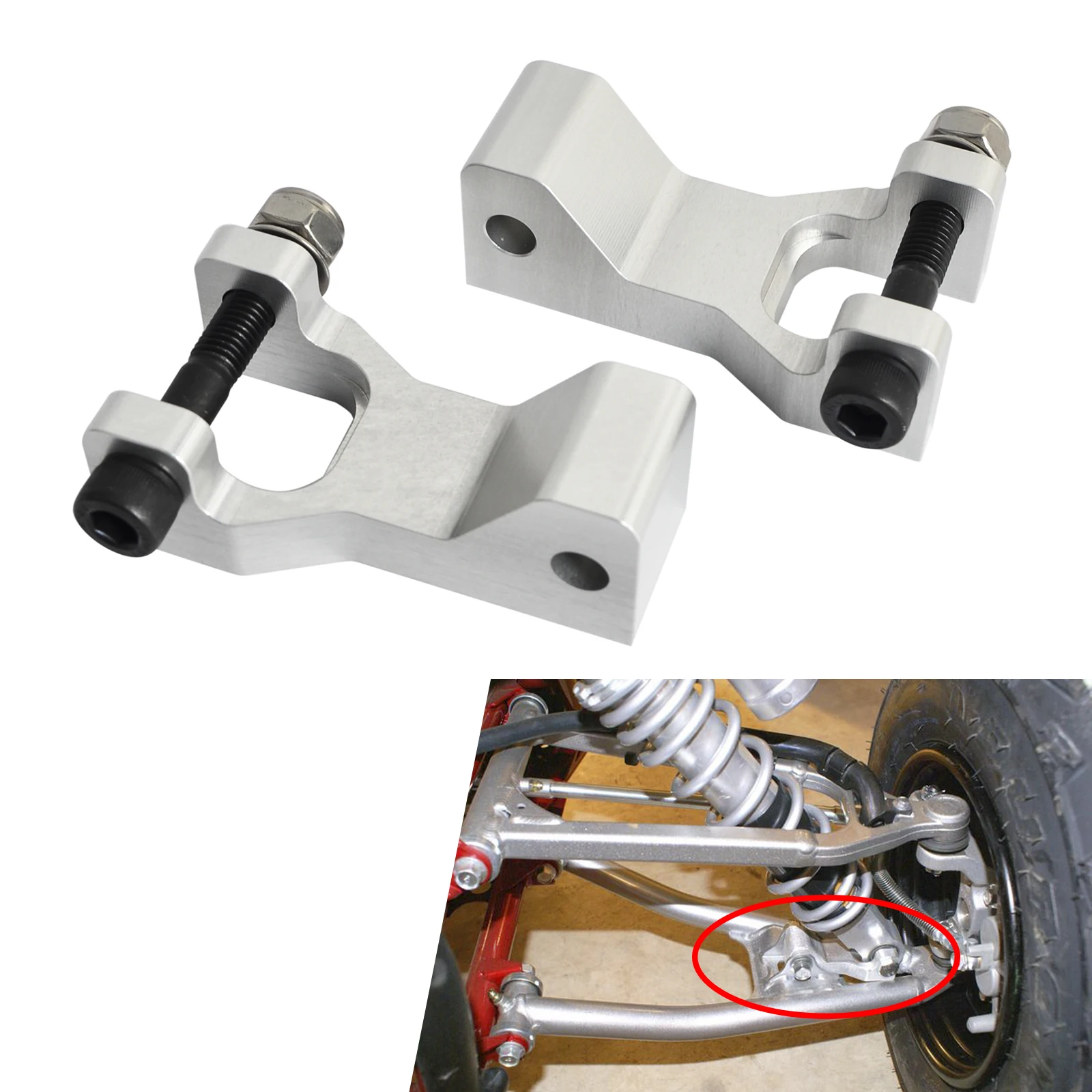 ATV Front Lowering Kit For Yamaha Raptor 700 350 660R YFM YFZ450 Banshee Warrior YFZ350 Blaster YFS200 For Honda TRX 450R 400EX atv accessories