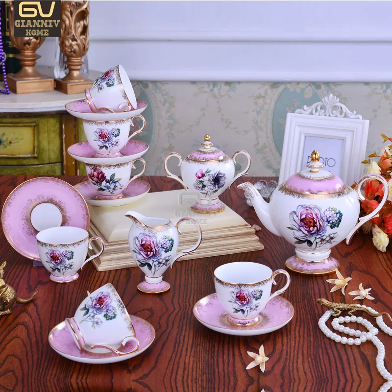 Quality silver coffee 2014 tea service set platinum royal coffee