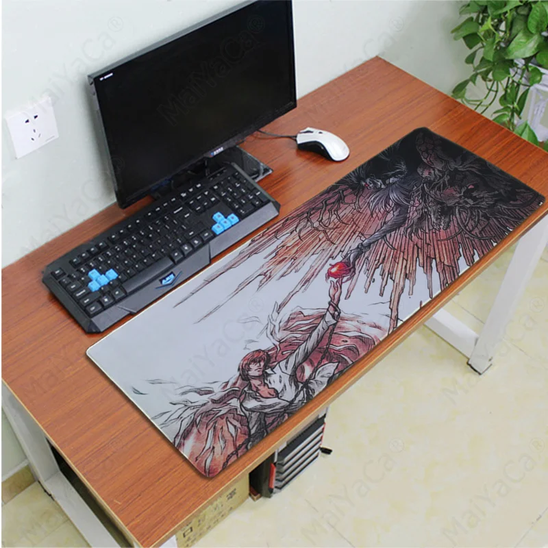 MaiYaCa мой любимый аниме death note Силиконовые Большой/Малый коврик для мышки игры Большой Мышь Pad клавиатуры коврики