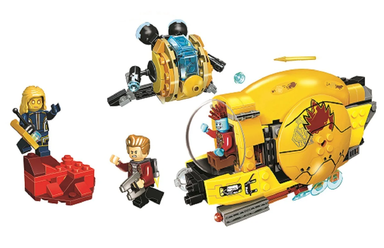 

337pcs Super Heroes Guardians of the Galaxy Ayesha's Revenge 10745 Model Building Blocks Boys Toys Bricks Compatible legoings