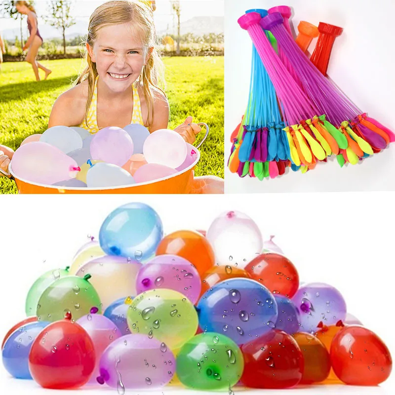 

6sets Water Bomb Balloons Fast Filling Magic Ballon Ball Kids Adult Children Pool Prank War Game Summer Outdoor Beach Toy Party
