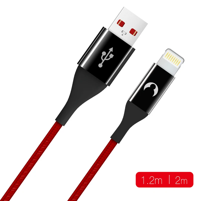 Usb кабель для зарядки телефона Snowkids usb iPhone X 8 7 6 5 XR XsMax длинный iOS 12 2.4A быстрая