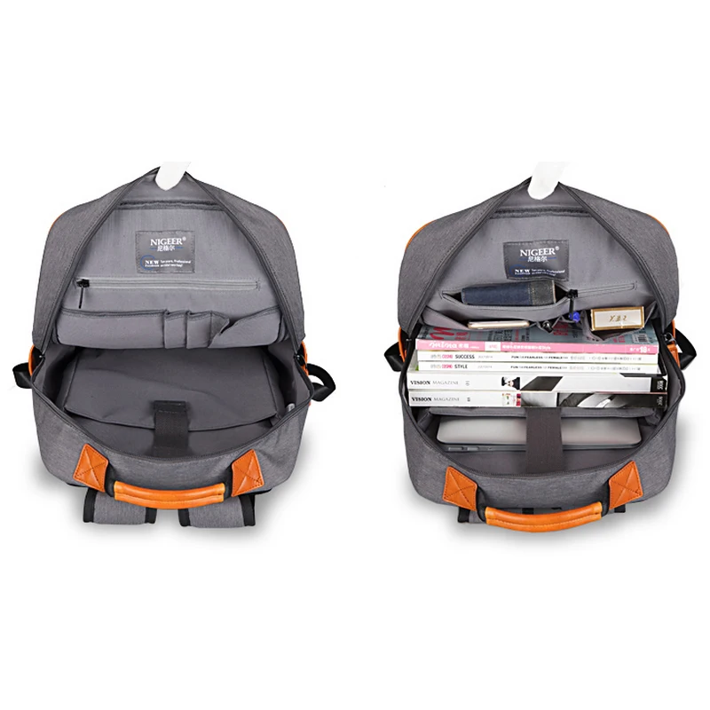 Voyage Pouces Portable Scolaire Pour Sacs Adolescente D'épaule 15 D'ordinateur Grande Sac Gris À Capacité Décontracté Dos Eurcool Double N8827 tsrQhdC