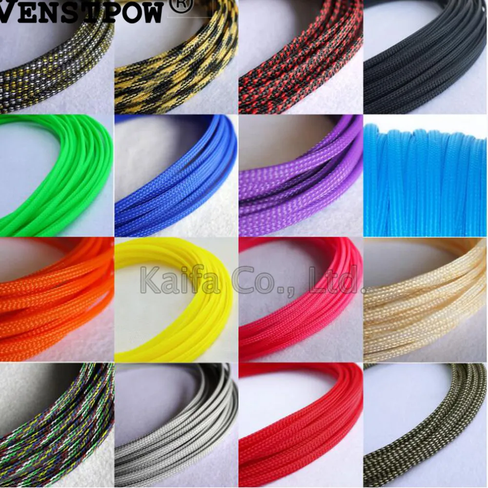 

10M/lot 6mm Silver gray Snakeskin Network ESC Protective Wire Nylon Mesh Aseismic network for FPV Racing motor ESC accessory