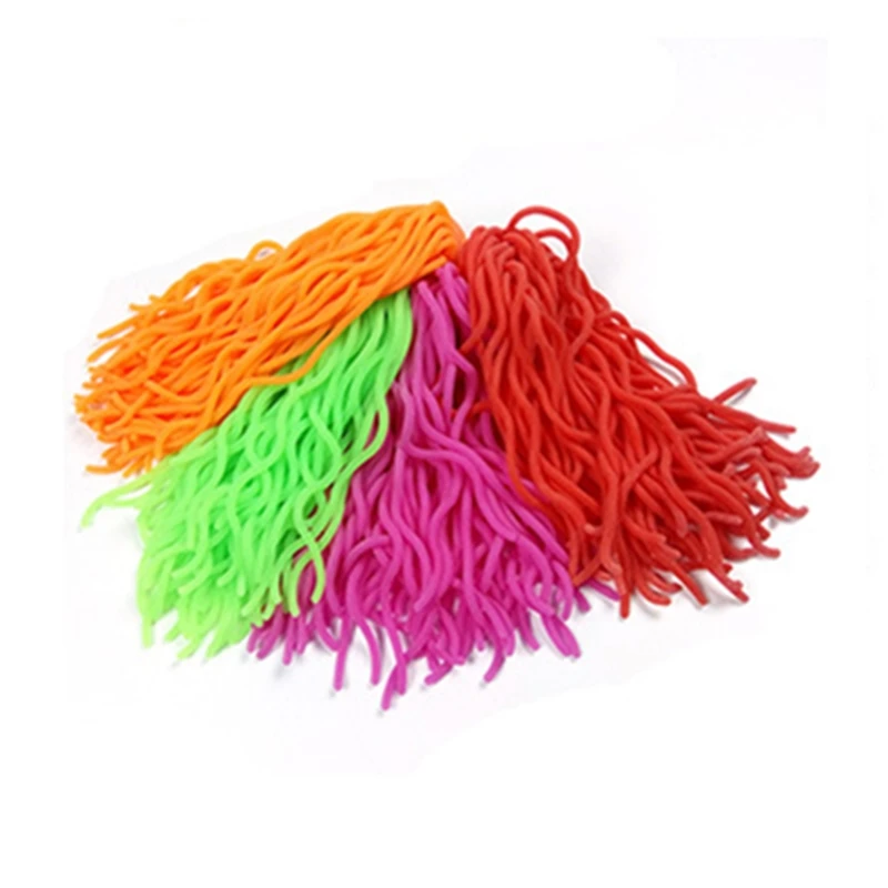 

60 Strands Fshing Lures Soft Worm Squirmy Wormy Fly Tying Material Earthworm Maggot Mimic Baits for Trout Bulegill San juan Worm
