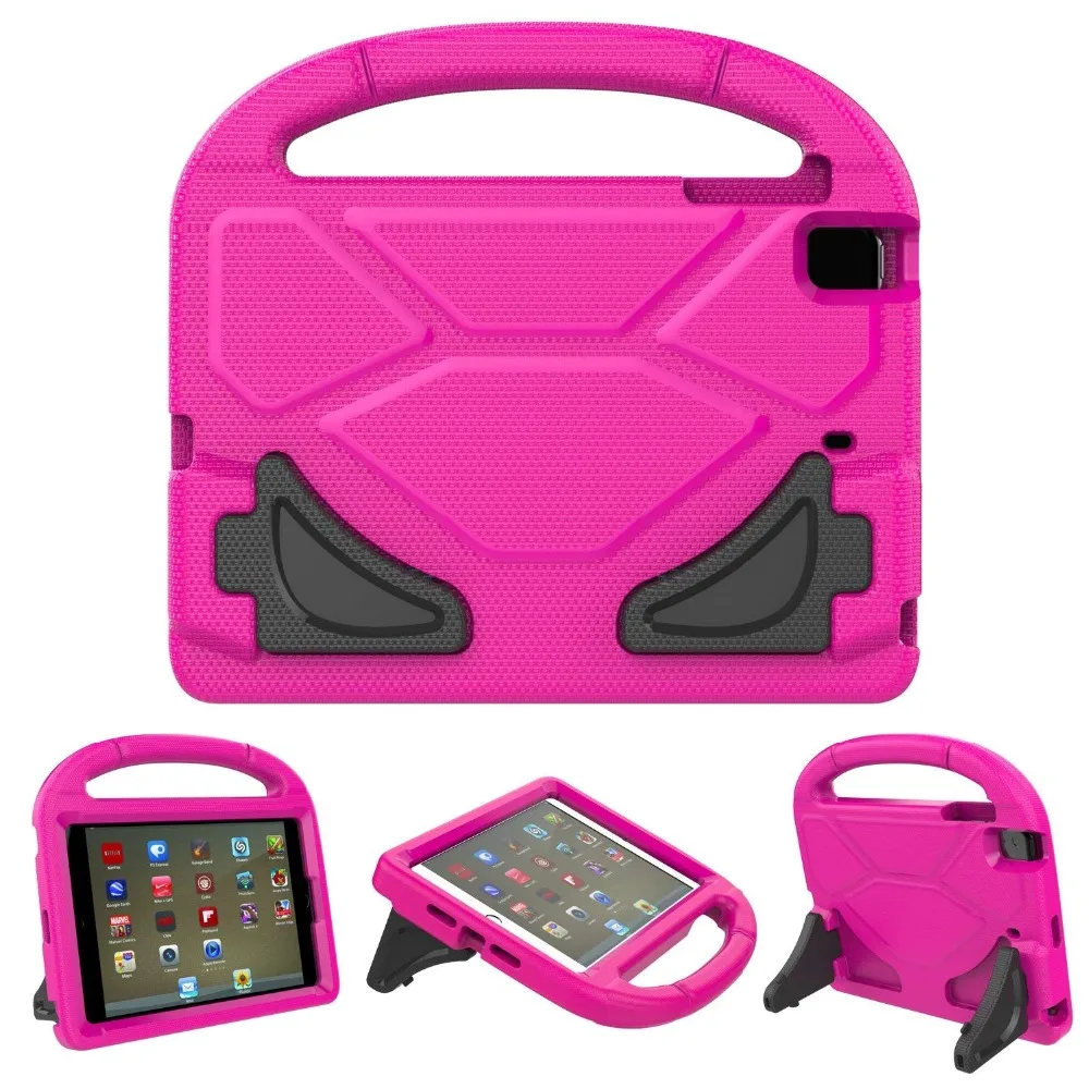 

Shockproof Kid Baby Safe Case for iPad Mini 1 2 3 4 Handles Stand Shockproof Silicone Case for iPad mini 4 7.9'' Funda Capa+Pen