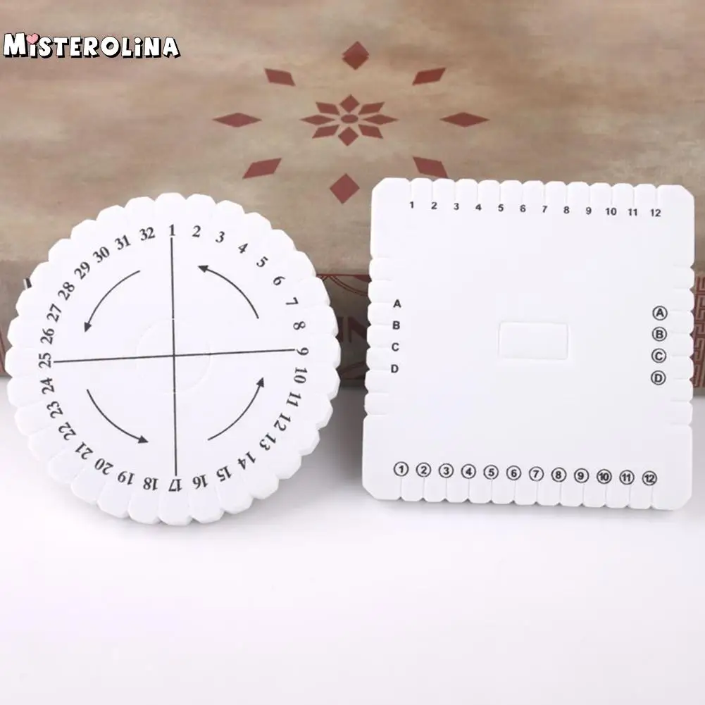 

100% Brand New High Quality Round Square Kumihimo Beading Cord Disc/Disk Braiding Braided Plate DIY