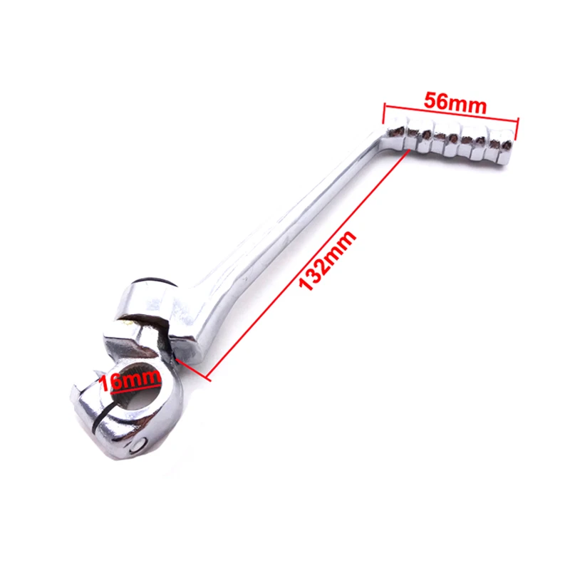 XLSION Aftermarket 16 мм CNC хромированный рычаг стартера для 140cc 150cc 160cc питбайк YX YCF SSR SDG