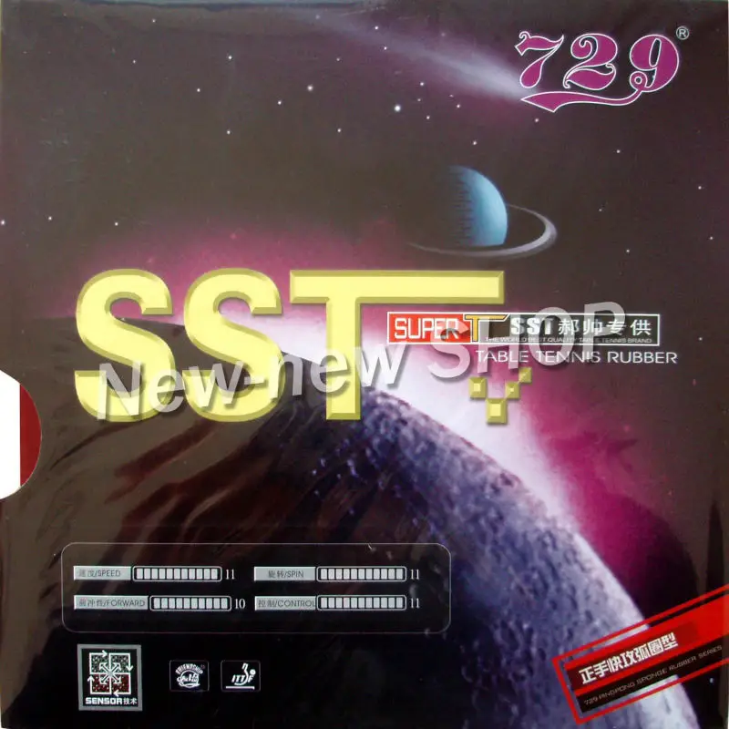 

729 SST HaoShuai Pips-In Table Tennis PingPong Rubber with Sponge