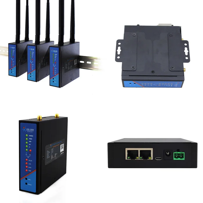 USR G806 промышленные роутеры 3G 4G поддерживают 802.11b/G/N и слот для SIM карты с APN