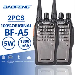 2 шт. Baofeng Bf-A5 рация UHF любительская радиостанция A5 портативный двухстороннее радио на открытом воздухе охотничья рация трансивер Bf-888s Plus