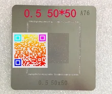 2 шт./лот BGA реболлинга шаблон, трафарет Паяльной 0.5 50X50 многоцелевой сети A76