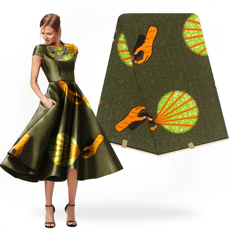Хлопок воск высокого качества хлопок воск голландский батик в африканском стиле воск Африканский парафинированный хлопок дизайн для платья женщин H18102201