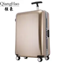 20 мм/22 мм/25/29 дюймов модные тележка чехол Алюминий рама багаж Алюминий панели из PC+ костюм чехол таможенный замок бизнес-посадочный талон