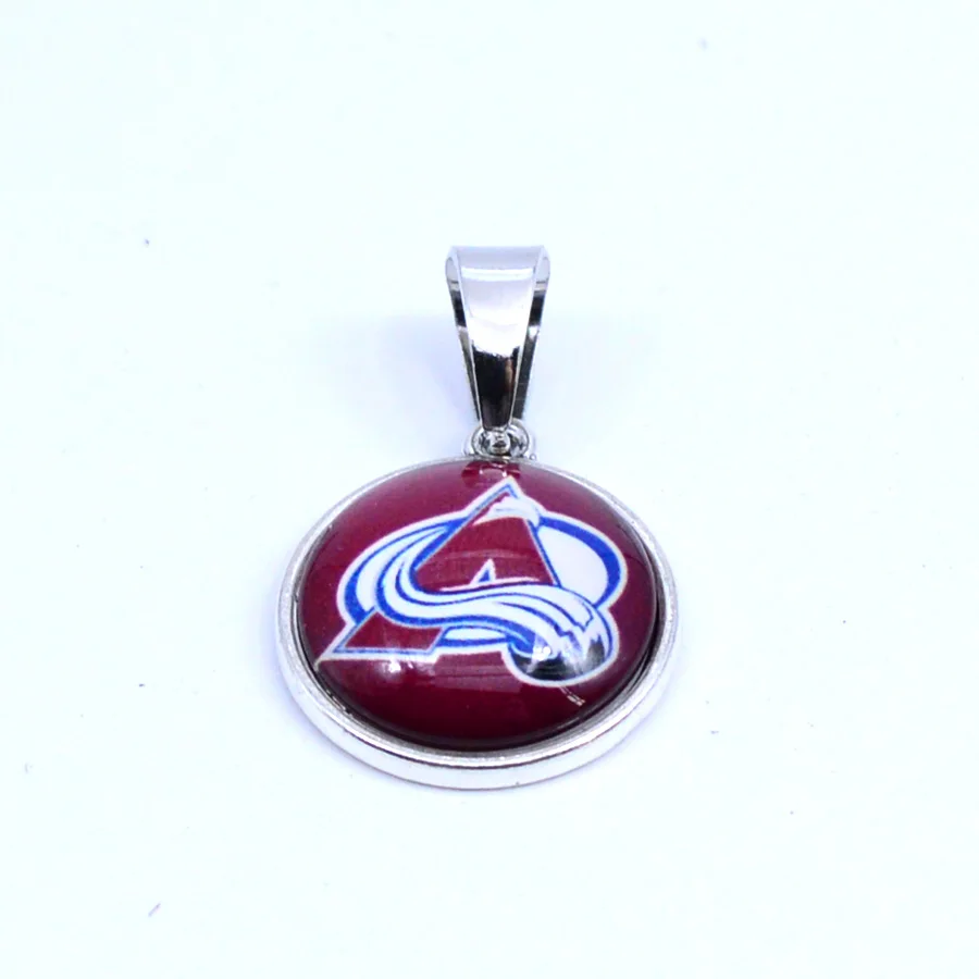 Ice Hockey Jewelry Colorado Avalanche Charm Pendant Fit Bracelet DIY
