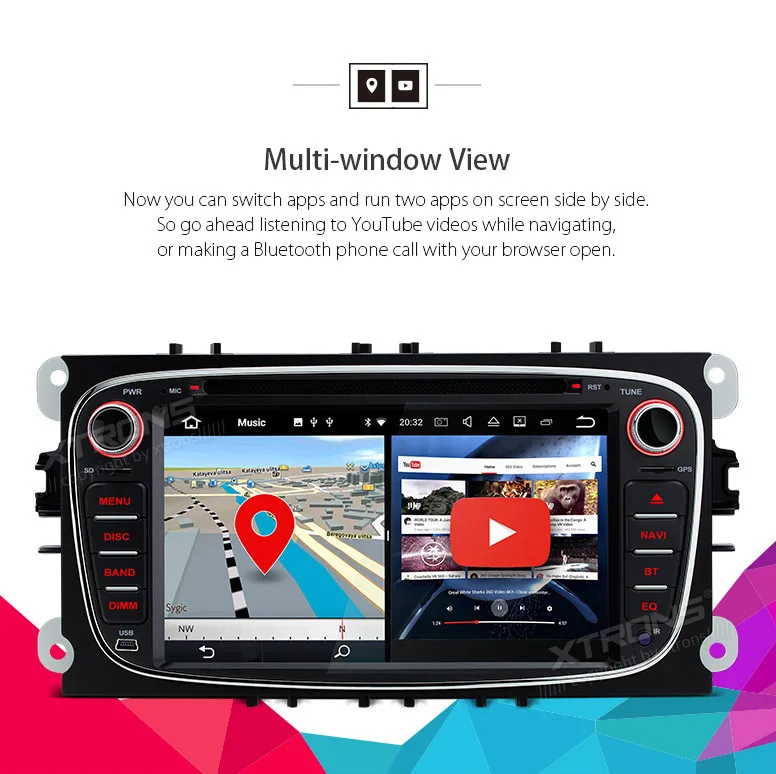 Best 2 Din 7" HD Android 7.1 Radio GPS HDMI Car DVD Player for Ford Galaxy II Kuga / Focus II C-Max S-Max 2008 2009 2010 2011 9 Best 2 Din 7" HD Android 7.1 Radio GPS HDMI Car DVD Player for Ford Galaxy II Kuga / Focus II C-Max S-Max 2008 2009 2010 2011 9