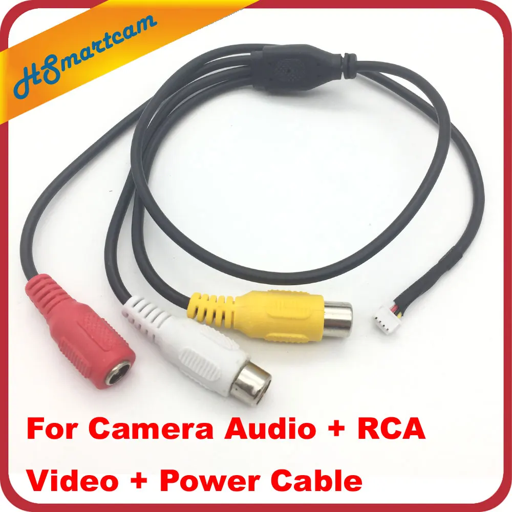 CCTV Security video Mic Audio FPV mini Camera Audio + BNC RCA Video + Power Cable CCTV Accessories DC 12V CCTV Security video Mic Audio FPV mini Camera Audio + BNC RCA Video + Power Cable CCTV Accessories DC 12V