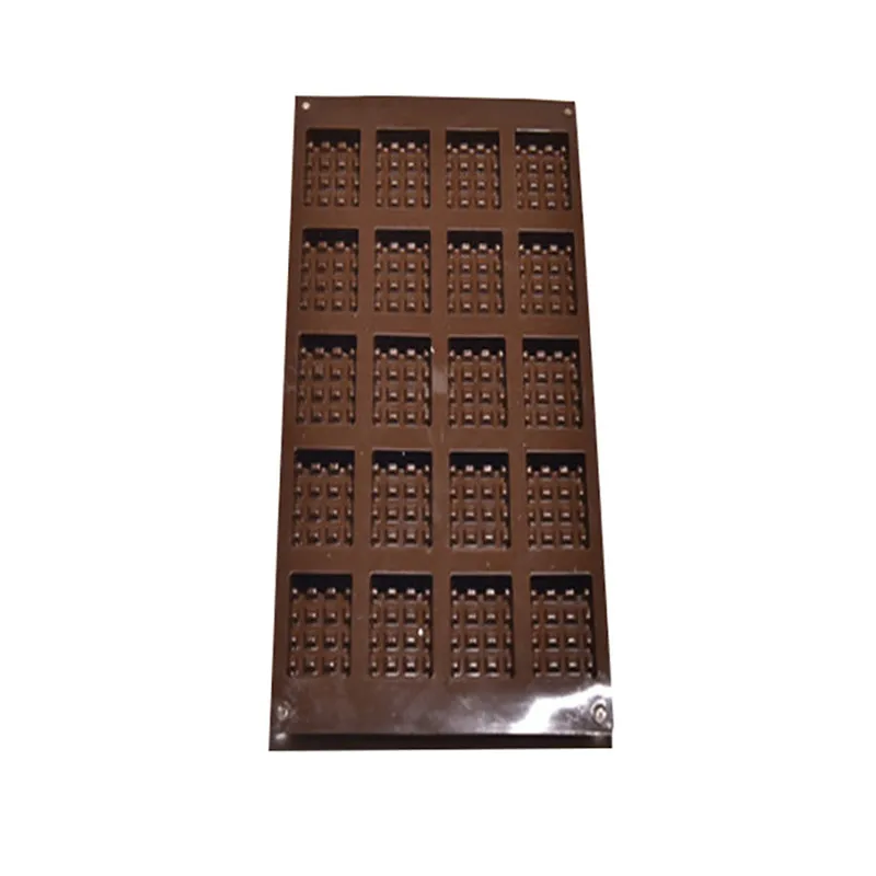 

Kitchen Silicone Rectangle Mini Round Waffles Pan Cake Chocolate Pan Baking Mould Mold Waffle Tray Baking Tools